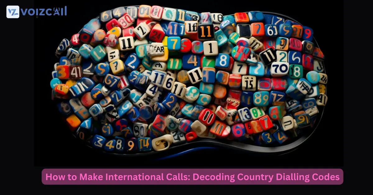 Country Dialing Codes Illustration