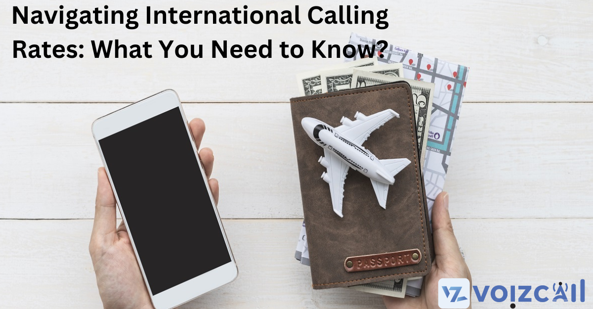 Person making international call on smartphone