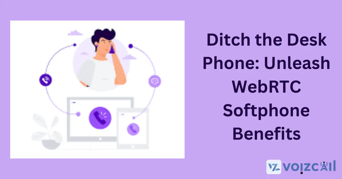 Making a call with a WebRTC softphone on a laptop