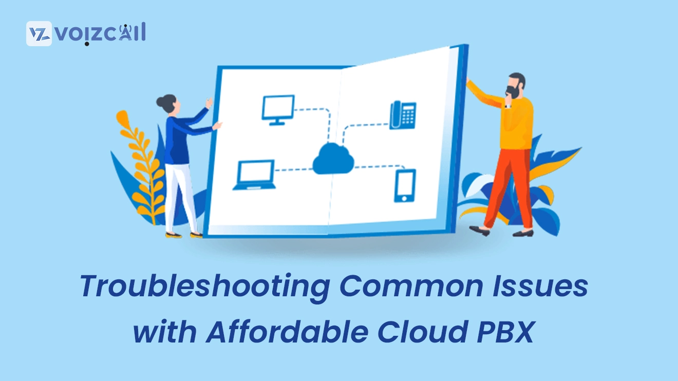 Cloud PBX dashboard displaying troubleshooting tools