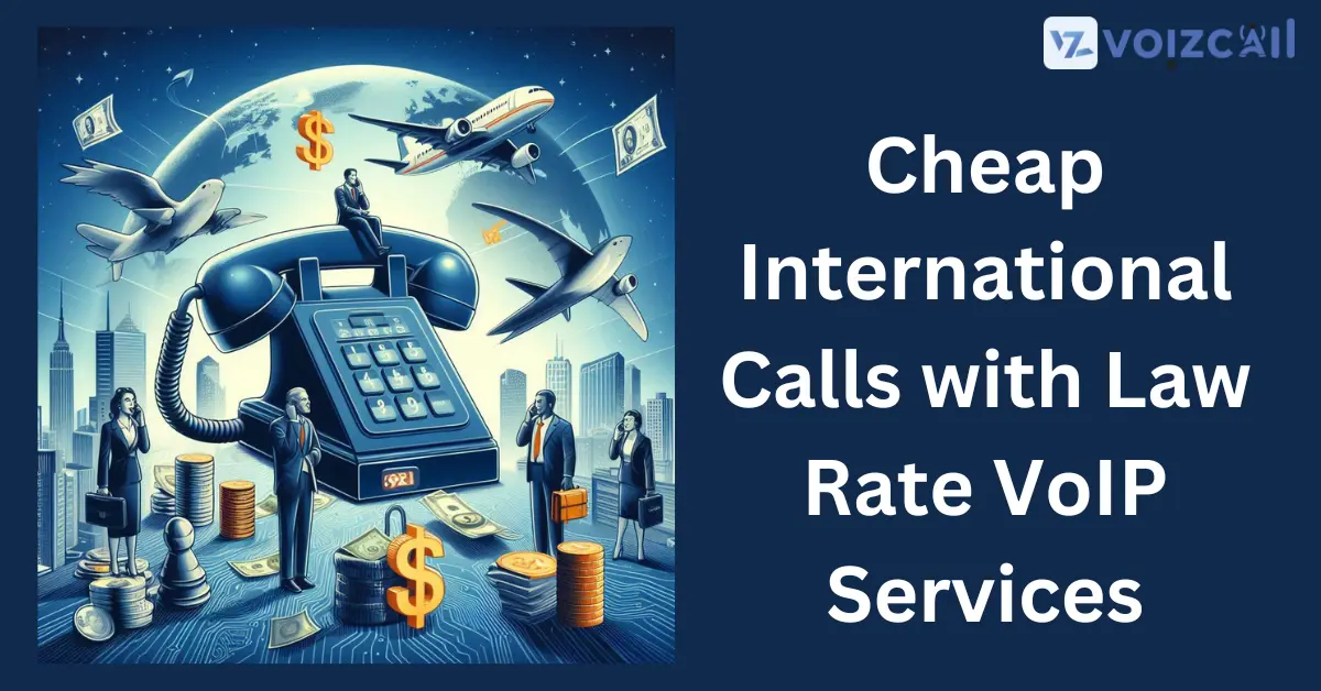 Happy customer using Law Rate VoIP to make an international call