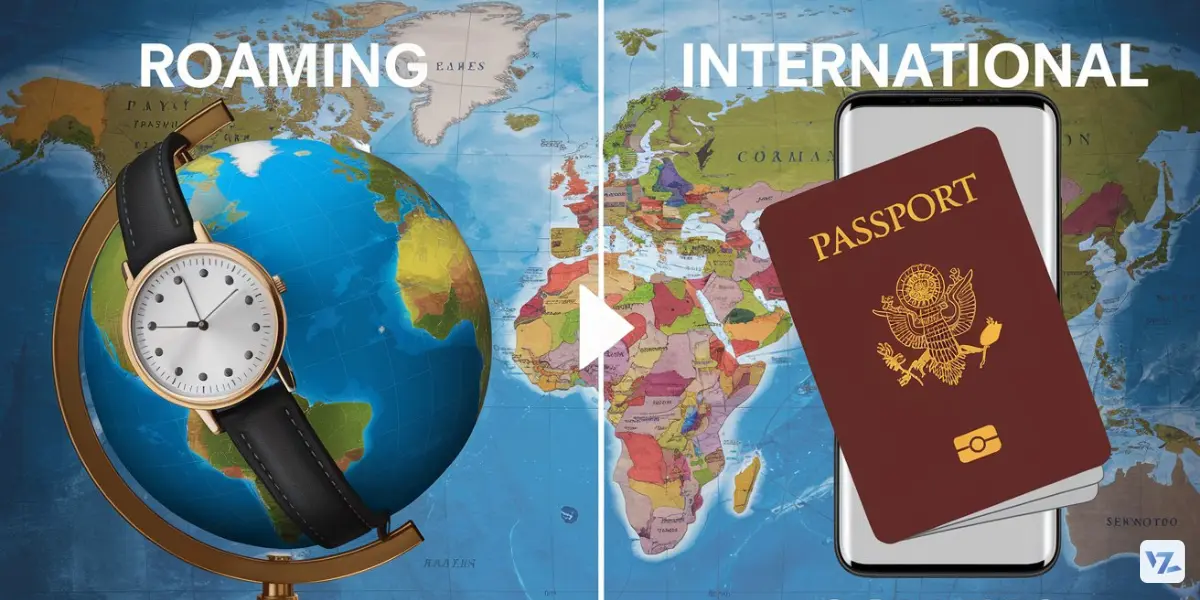 Difference between Roaming & International Calling