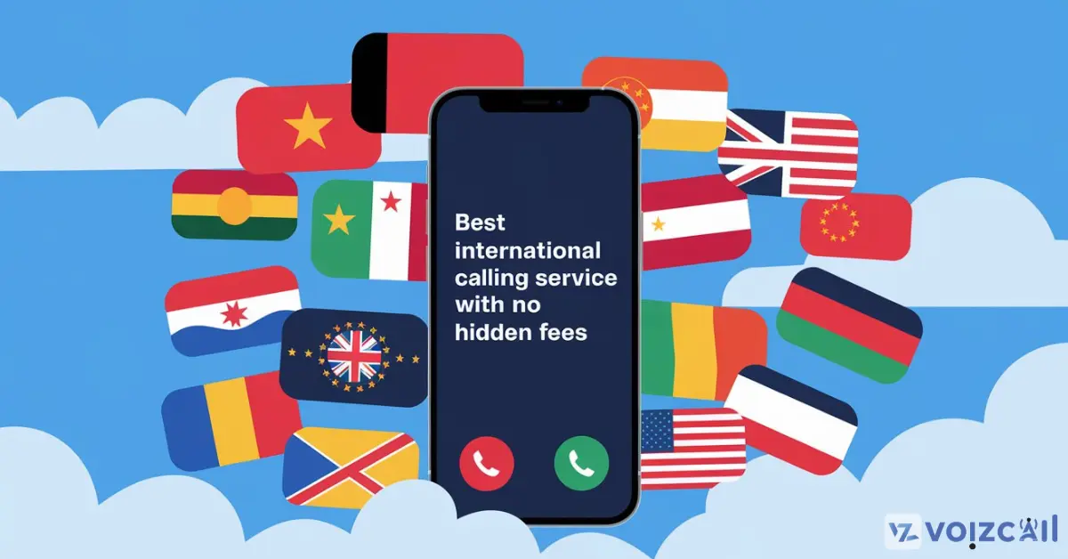 No hidden fees with our international calling service