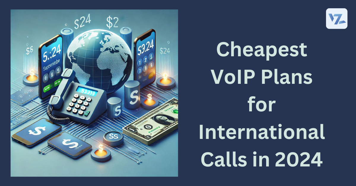 A person using a VoIP phone to make an international call