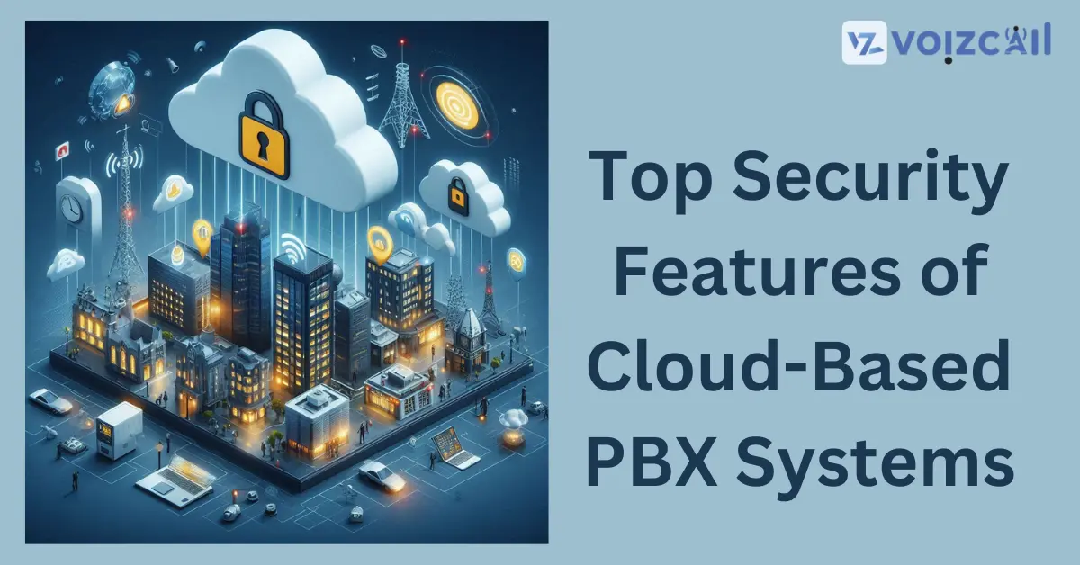 A visual representation of a cloud-based PBX system