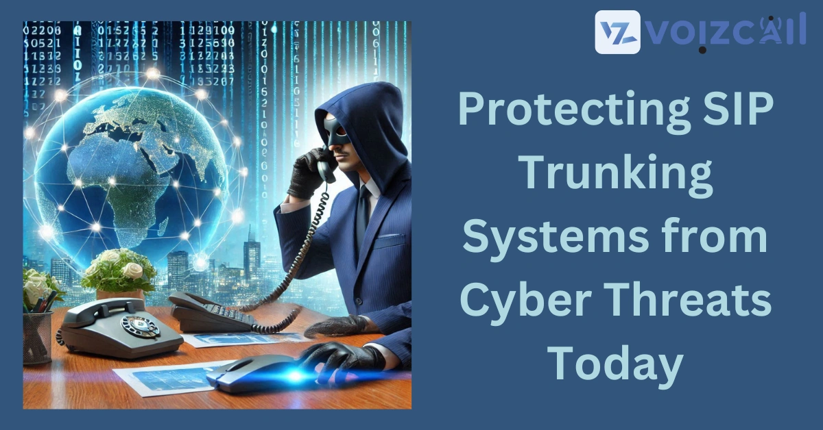 Cybersecurity Shield Protecting SIP Trunking