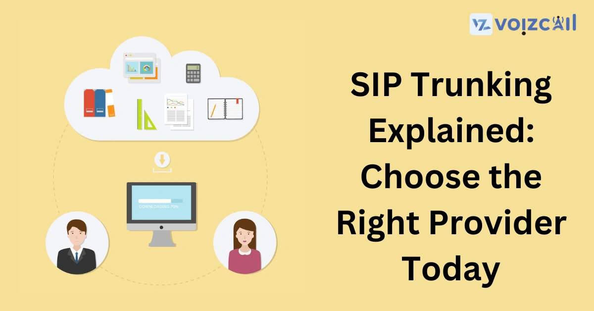 Business Professionals Using a SIP Trunking Solution