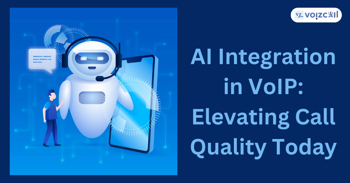 AI integration in VoIP, elevating call quality