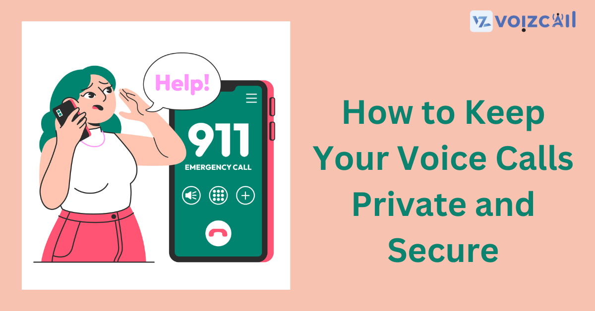 Graphic showing a secure Wi-Fi network for VoIP calls