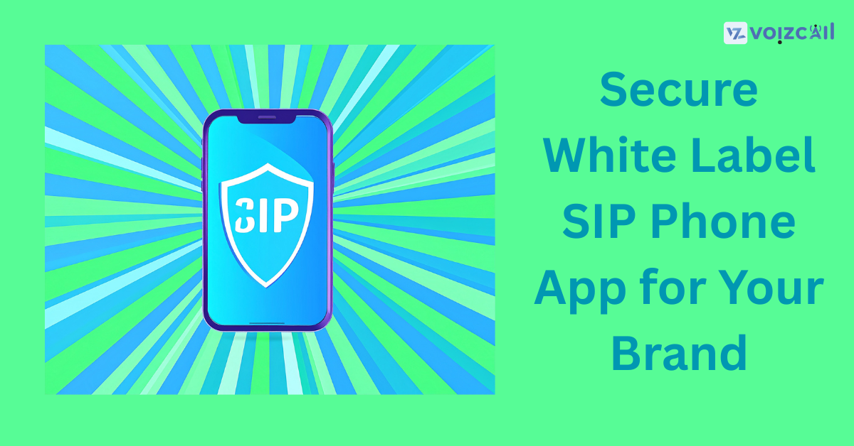 Secure VoIP communication with a customized SIP phone app