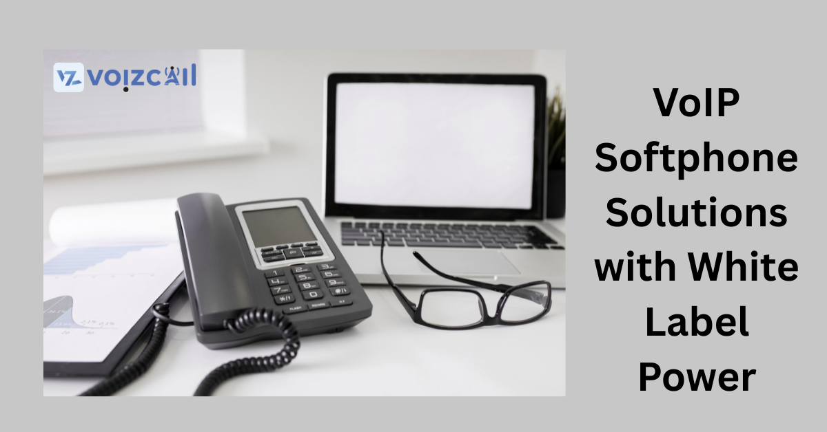 White label VoIP softphone interface with custom branding