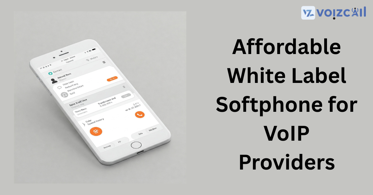 Affordable white label softphone interface for VoIP